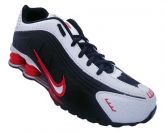 Tênis Nike Shox R4 Cromado Preto e Branco MOD:11008